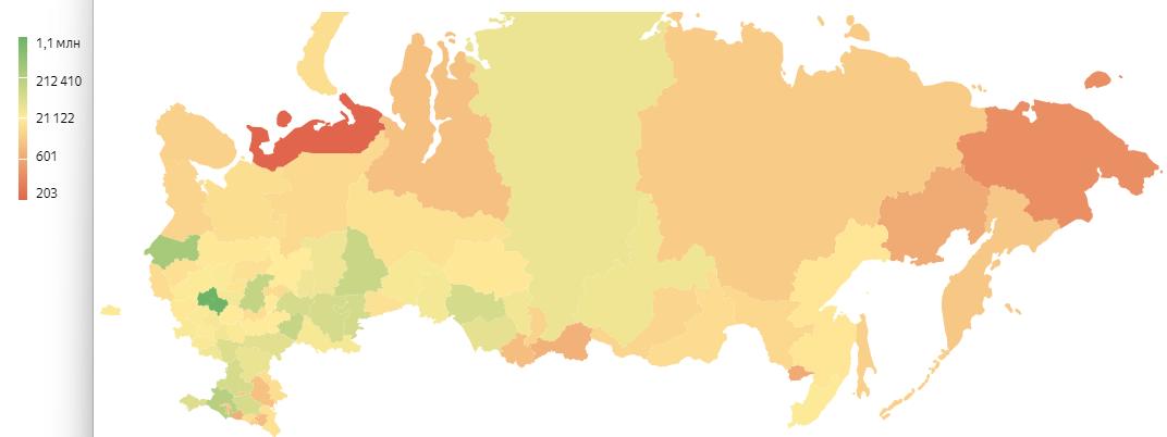 География AgroXXI.ru - Россия (карта)