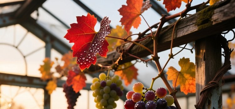 Осенняя обработка теплицы с виноградом: сроки и способы