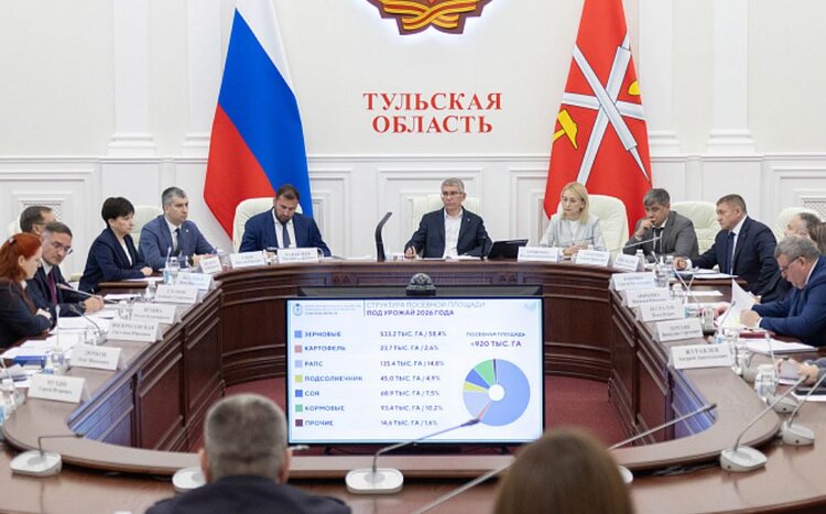 На рекордный урожай рапса рассчитывает Тульская область в 2026 году