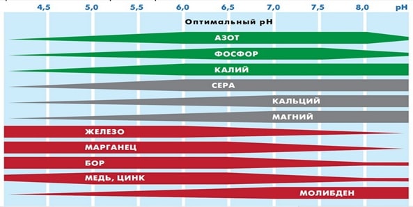 недоступность элементов питания из почвы и удобрений