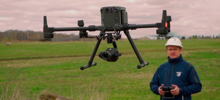 Aeromotus с беспилотным коомплексом DJI Matrice 300 RTK + Zenmuse P1