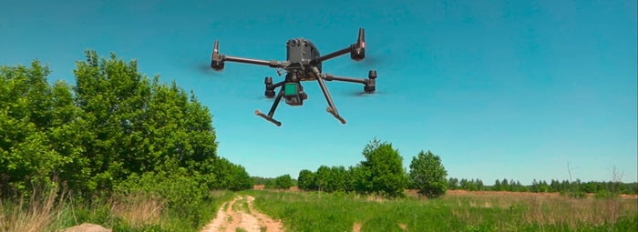 Беспилотный комплекс DJI Matrice 300 RTK и лазерный сканер Zenmuse L1