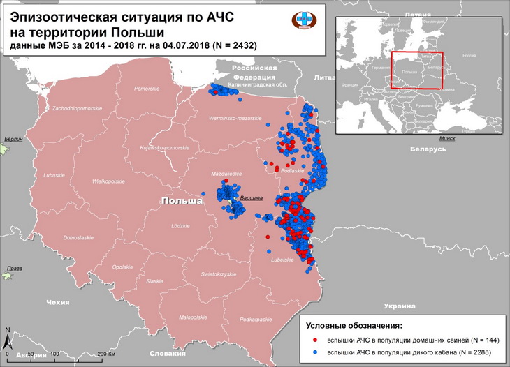 АЧС в Польше