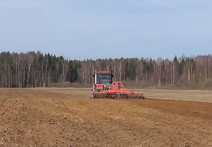 дискование под картофель