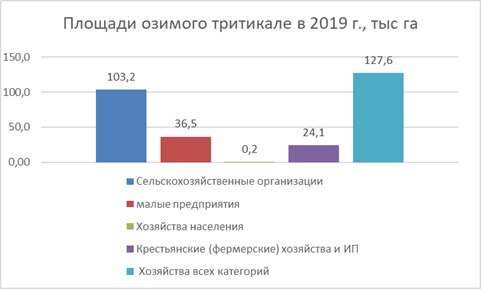 посевы тритикале