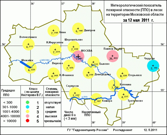 Погодная карта орехово зуево
