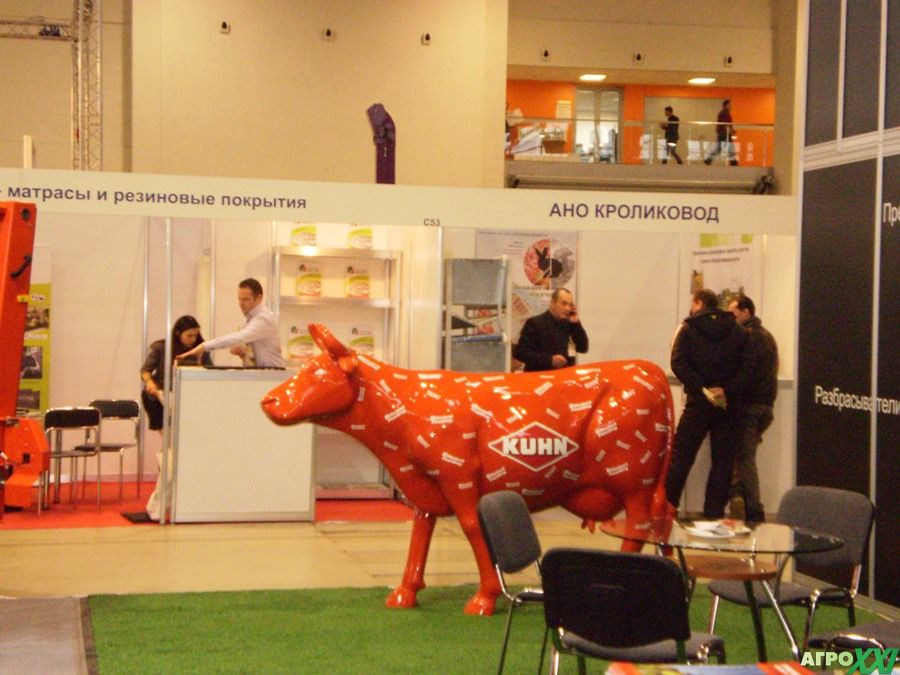 корова на выставке Агроферма