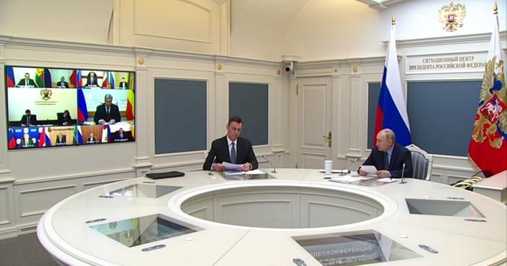 Владимир Путин обсудил объемы экспорта российского зерна и ход весеннего сева 2023 с представителями агропрома