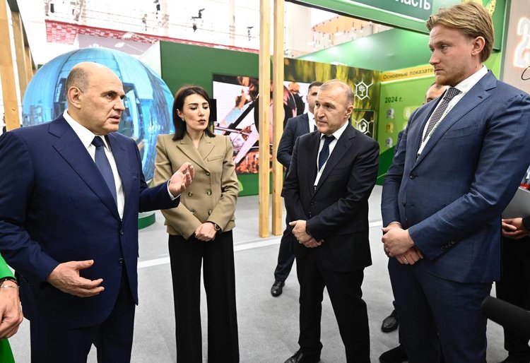 Управляющий партнер RUSEED Марк Гехт представил Михаилу Мишустину проект агробиотехнопарка «Кластер Вавилов»