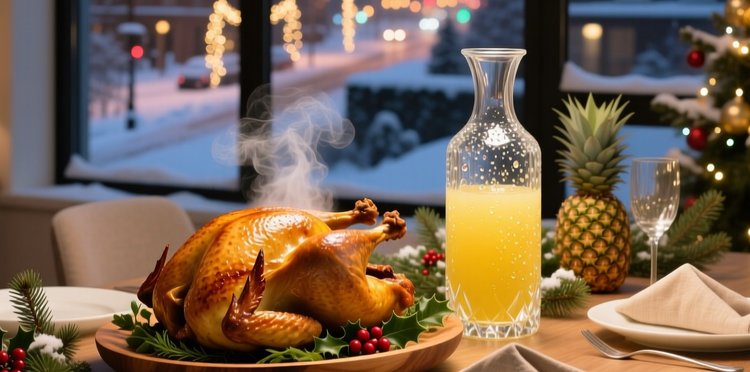 3 сока-помощника после новогоднего переедания с полезными лайфхаками - фото