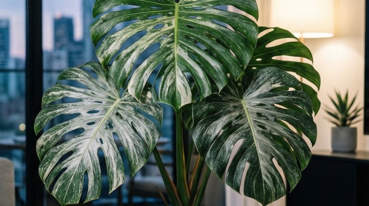 Монстера альба: тайна белого листа и ухода за капризной красавицей - фото