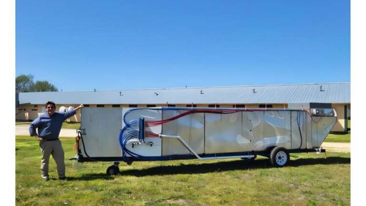 Разработан новаторский воздухоочиститель для удаления аммиака в птичниках - фото