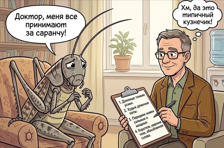 Усы, лапы и голова. В ДНР появились кузнечики или саранча?