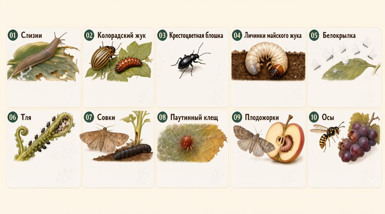 Топ-10 вредителей августа и эффективные способы их устранения - фото