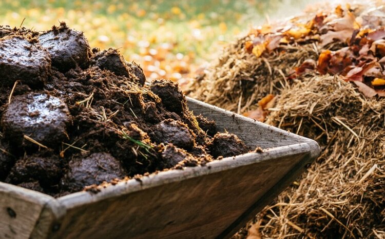 Компостная куча заросла сорняками. Вот что можно сделать мочевиной и навозом - фото
