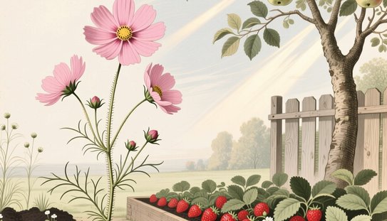 Посейте космею в ноябре — и ваш сад-огород скажет спасибо! Секрет идеального растения-компаньона - фото