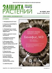 Архив номеров газеты «Защита растений» № 10/2019